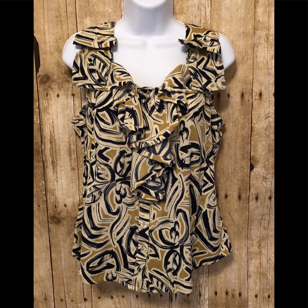 Banana Republic sleeveless blouse.